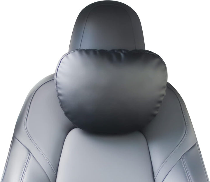 EZUNSTUCK 2Pcs Auto Nackenkissen Kopfstütze，Perfekt für Tesla Fahrzeuge, Gefüllt mit Dupont Sorona F