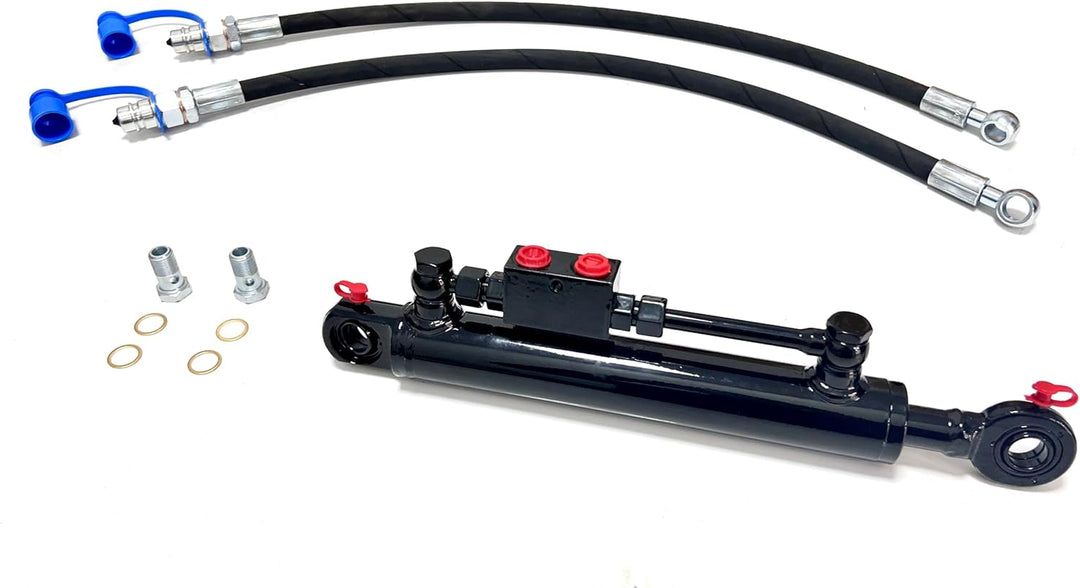 Hydraulischer Oberlenker Kat. 1-1 mit Sperrblock Inklusive 2 Schläuchen (Länge wählbar) (Min/Max:410