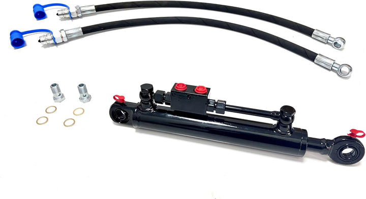 Hydraulischer Oberlenker Kat. 1-1 mit Sperrblock Inklusive 2 Schläuchen (Länge wählbar) (Min/Max:410