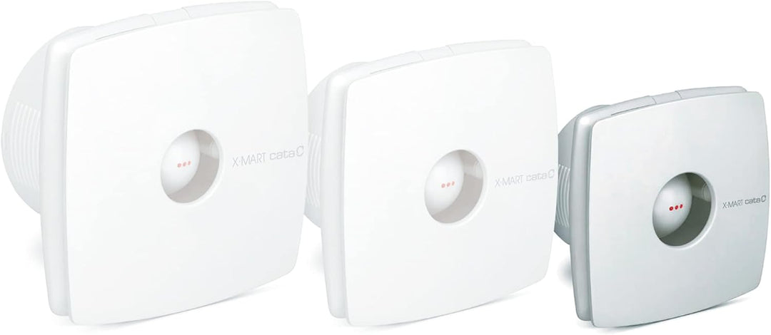 X-MART 10 - Abluftventilator für das Bad - Serienmässig - Schraubenlose Befestigung & Einfache Reini