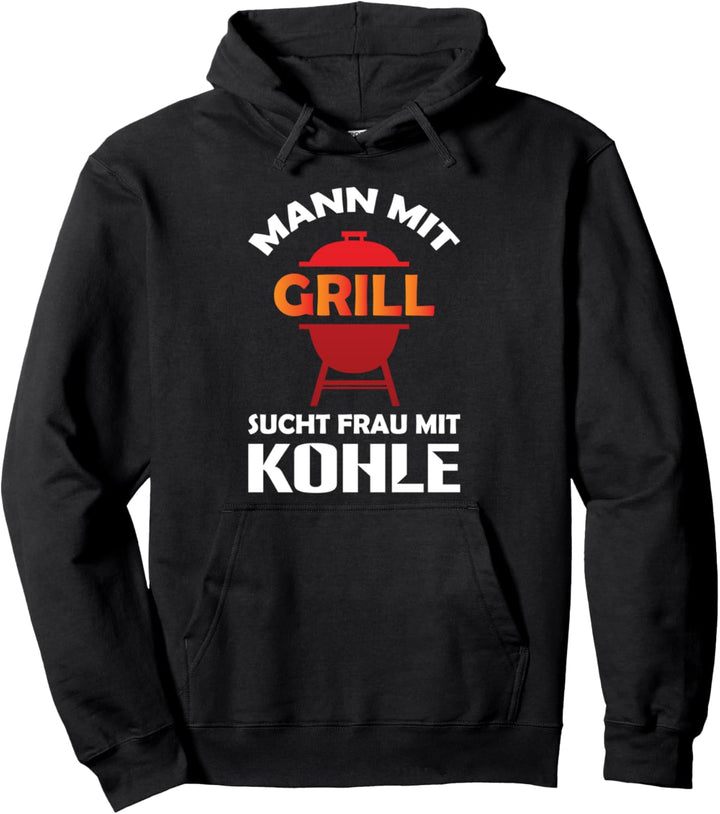 Grillen - Mann Grill Frau Spass Geschenk Witz Spruch Pullover Hoodie