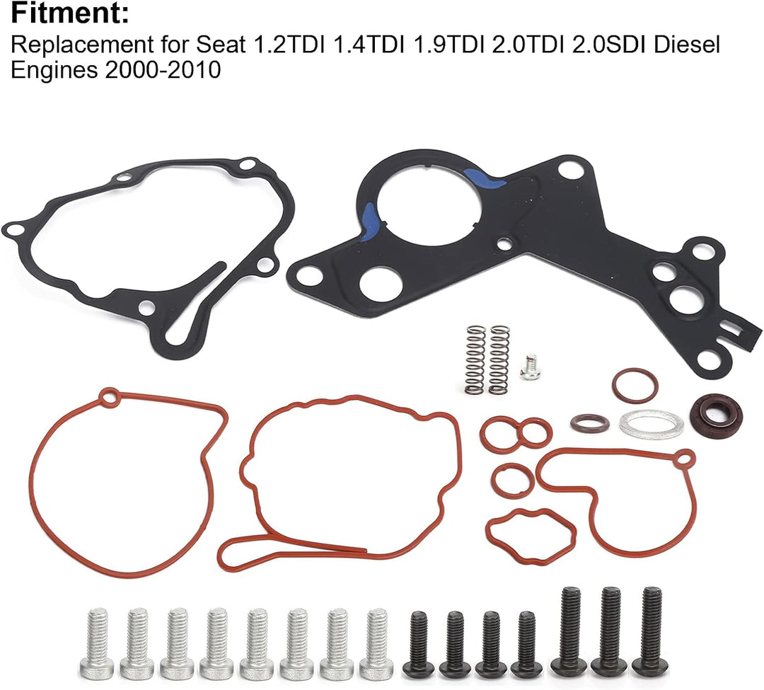 Leapiture Vakuum-Kraftstoff-Tandempumpen-Reparatursatz Vakuumpumpen-Umbausatz 038145209 Ersatz für 1