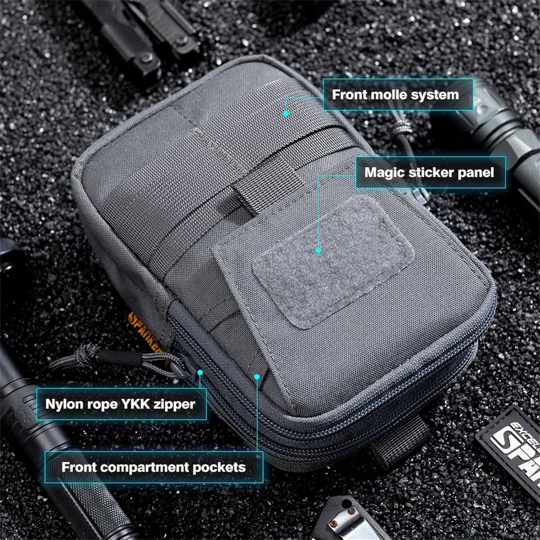 EXCELLENT ELITE SPANKER Taktische Molle Hüfttaschen Nylon EDC Tasche Handytasche Hüfttasche für iPho