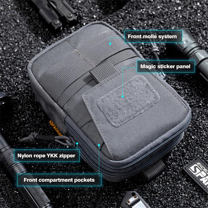 EXCELLENT ELITE SPANKER Taktische Molle Hüfttaschen Nylon EDC Tasche Handytasche Hüfttasche für iPho