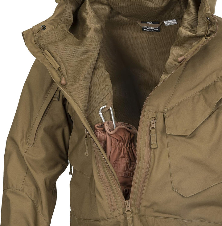 Helikon-Tex Bushcraft PILGRIM Anorak Outdoor Jacke -DuraCanvas- Schwarz XS Coyote, S
