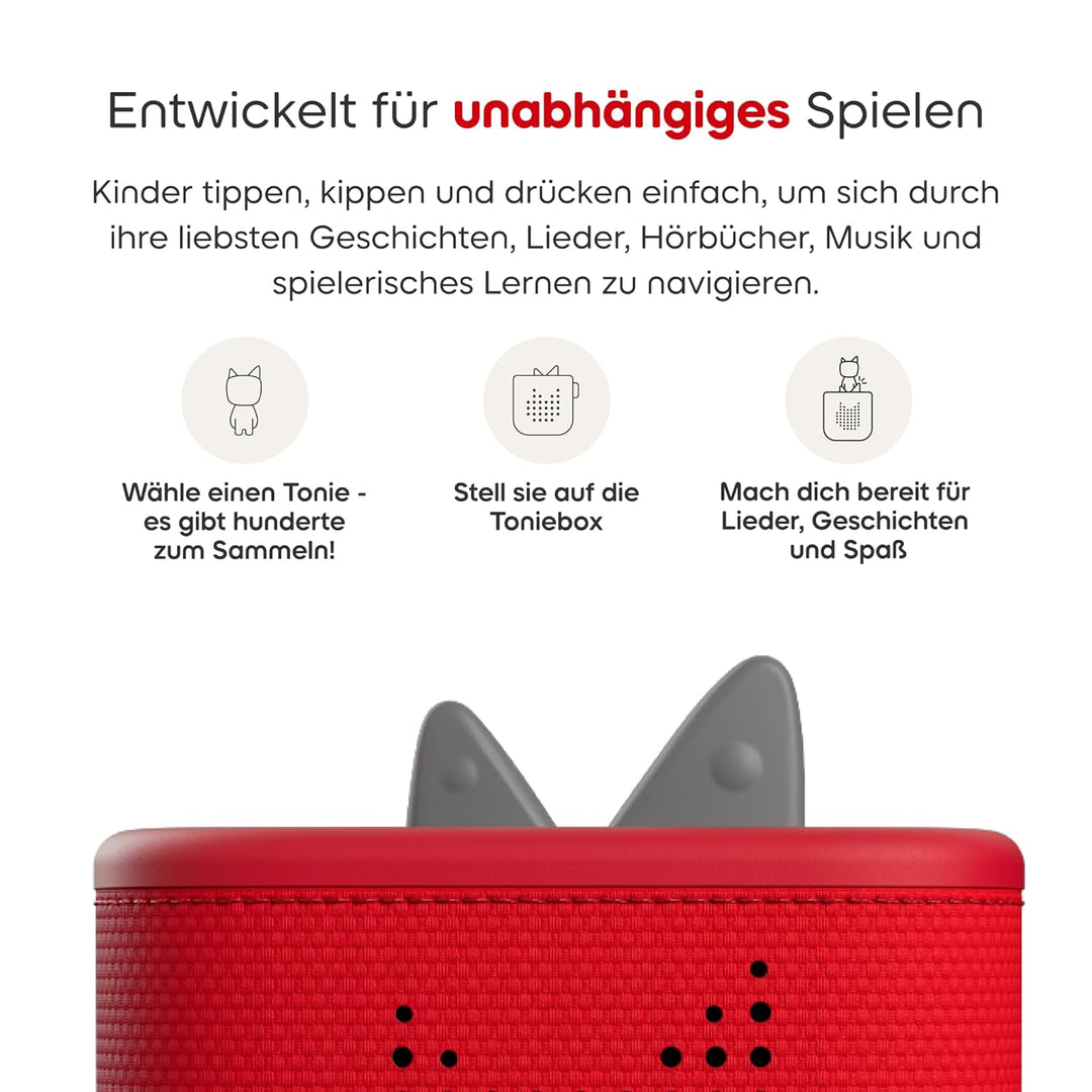 tonies Hörfigur für Toniebox, Peppa Pig - Das Schulfest und 7 weitere Geschichten, Hörspiel für Kind