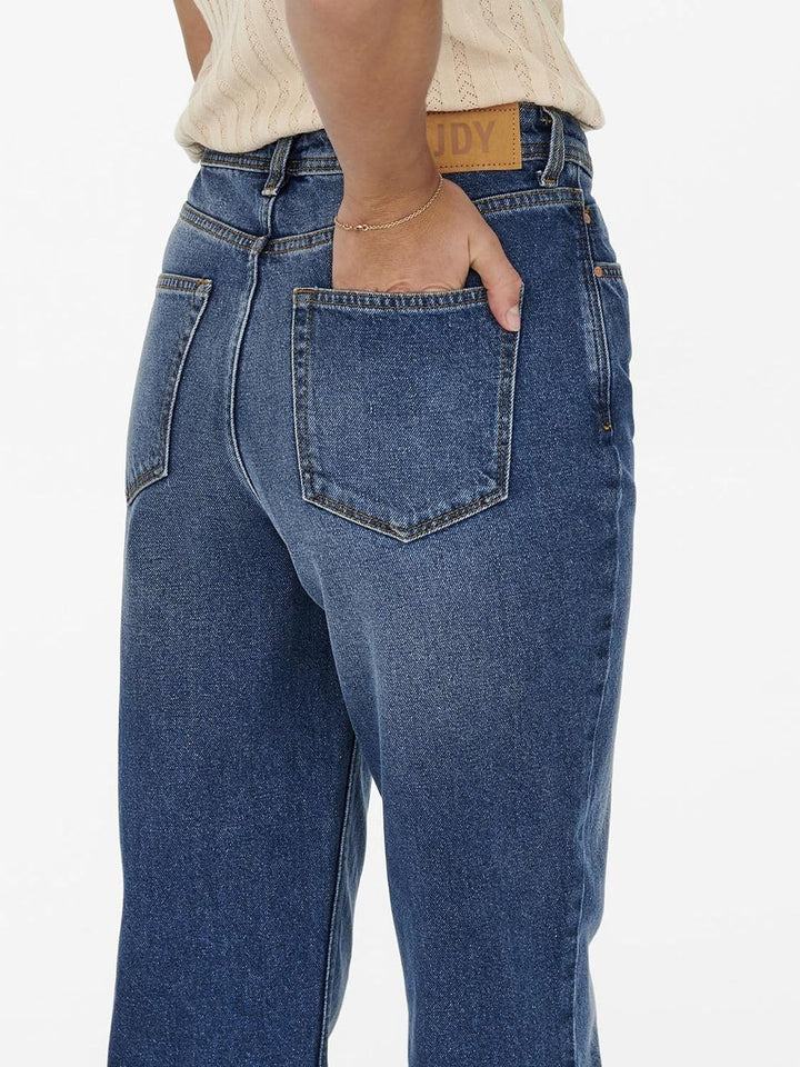 JdY Damen Jdydichte Hw Wide Db DNM Noos Jeans S / 32L Dark Blue Denim, S / 32L Dark Blue Denim