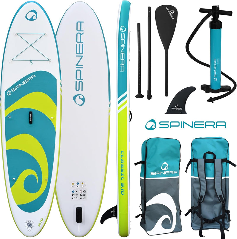 Spinera SUP Classic 9.10 Pack 1-300x76x15cm - aufblasbares Stand Up Paddelboard