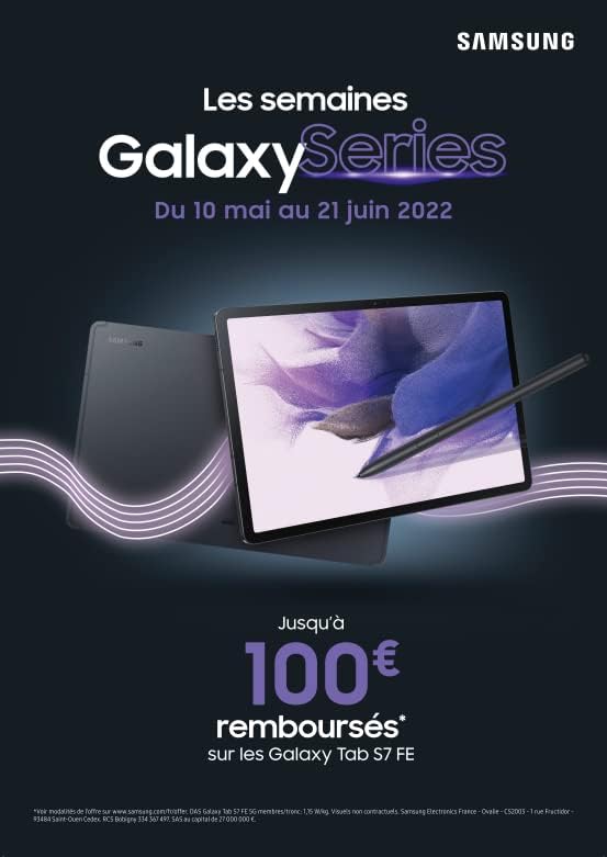 Samsung Gal Tab S7FE 12,4 Zoll 4/64Go Pink
