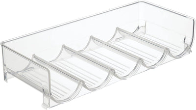 mDesign Flaschenhalter für Kühlschrank - stapelbarer Weinständer für 5 Flaschen - Getränkeaufbewahru