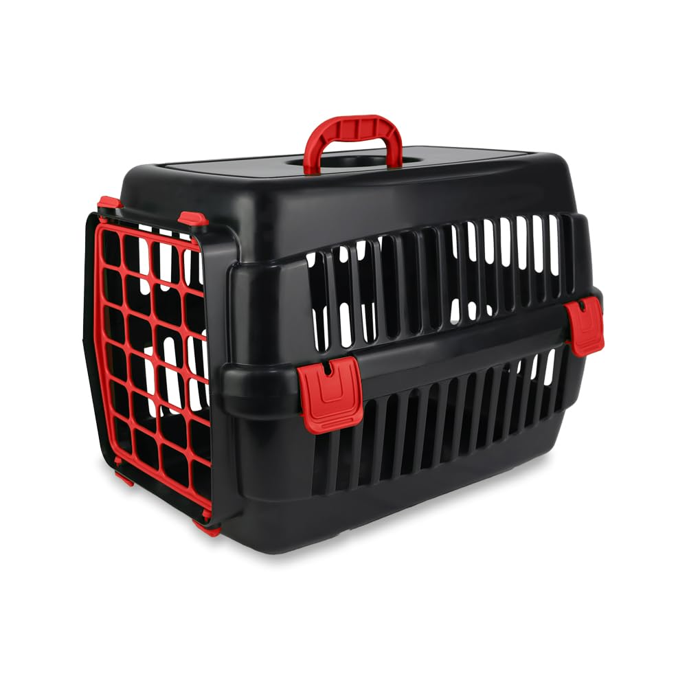 Katzen-Transportbox-Robuste Hartschalen | Strapazierfähige Katzenbox | Robuste Katzenbox aus Hartpla