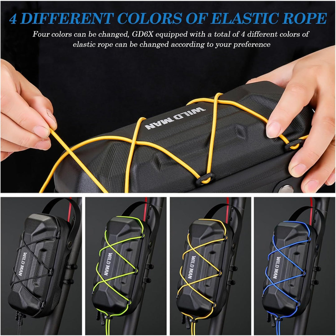E Scooter Tasche, 2L wasserdichte Lenkertasche Escooter mit Multicolor Elastische Kordel Schnellvers