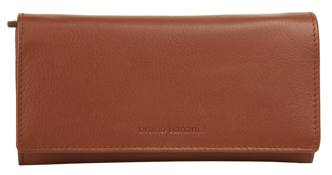 bruno banani Geldbörse Echt Leder Damen | | 020576, Cognac
