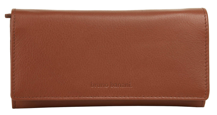 bruno banani Geldbörse Echt Leder Damen | | 020576, Cognac