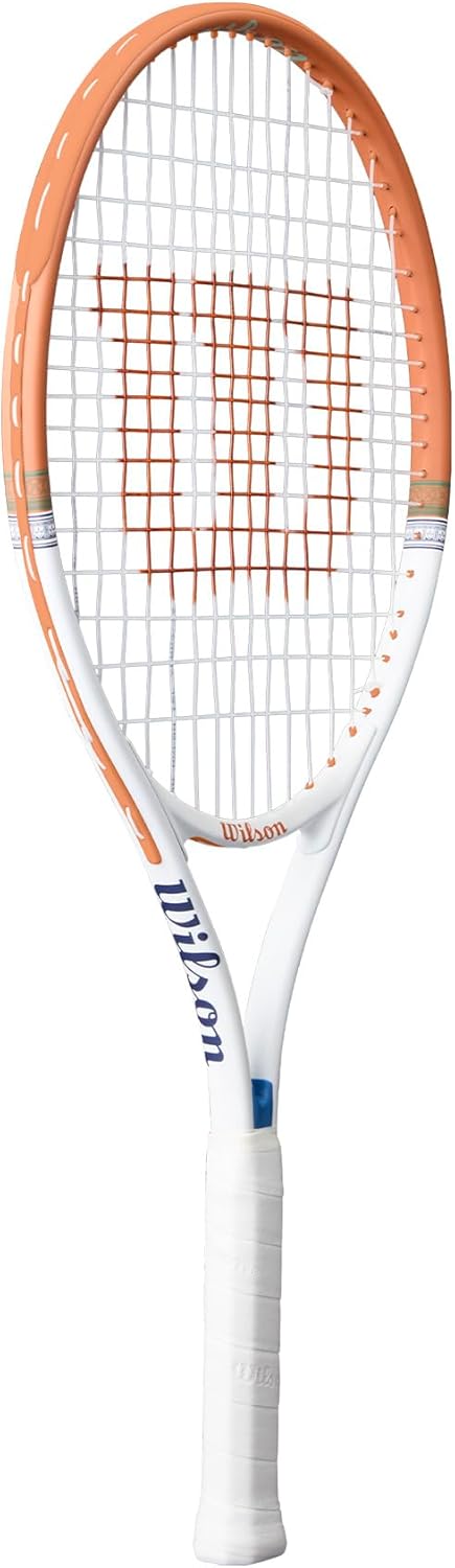 Wilson Roland-Garros 2026 Elite Jr 25 Tennisschläger, Leicht & einfach zu manövrieren, Mit Halbhülle