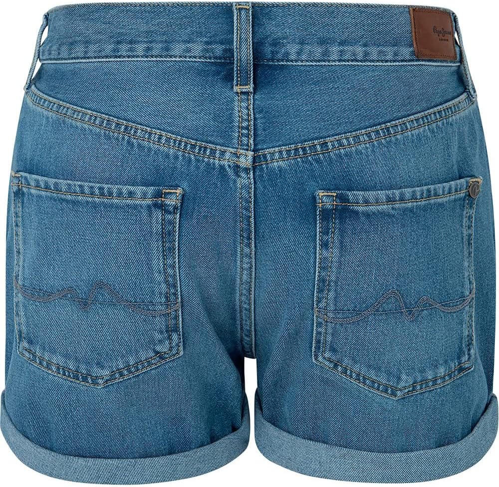 Pepe Jeans Damen Mable Denim Shorts 26W Blue (Denim-hq6), 26W Blue (Denim-hq6)
