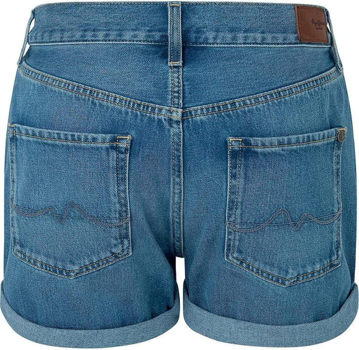 Pepe Jeans Damen Mable Denim Shorts 26W Blue (Denim-hq6), 26W Blue (Denim-hq6)