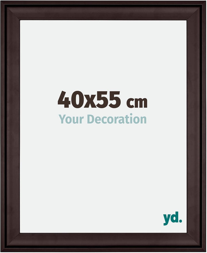yd. Your Decoration - Bilderrahmen 40x55 cm - Bilderrahmen aus Holz mit Acrylglas - Antireflex - Aus