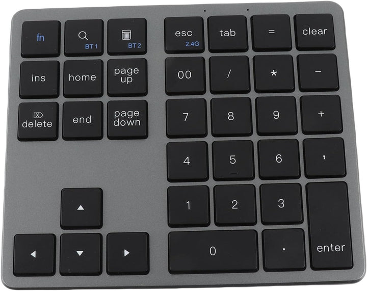 Bewinner Kabelloser Nummernblock mit 35 Tasten, Kabelloser Nummernblock Bluetooth 5.0, Wiederaufladb