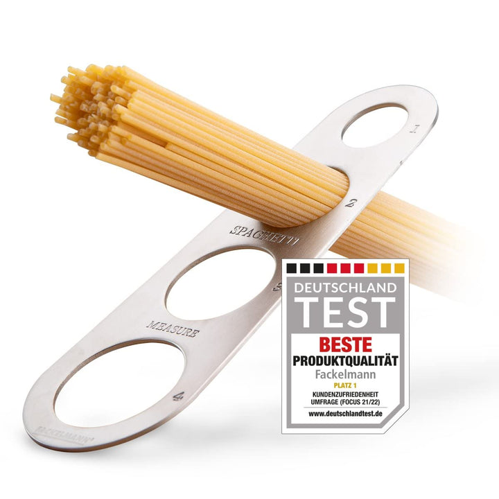 Fackelmann Spaghettimass für Pasta (Spaghetti) – Nudel Portionierer für bis zu 4 Personen – Einfache