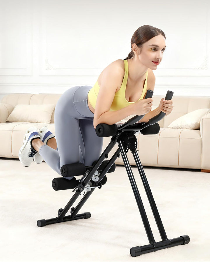GUUG Bauchmuskeltrainer Bauchtrainer für Zuhause: Bauch Trainingsgerät Klappbar Bauchmuskeltraining