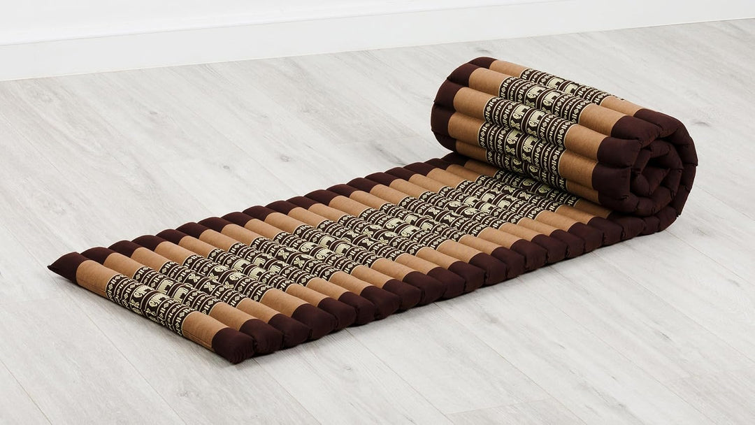 livasia Rollmatte Rollmatratze S schmal - 200x50x4,5cm - Gästebett Gästematratze 1 Person mit Muster