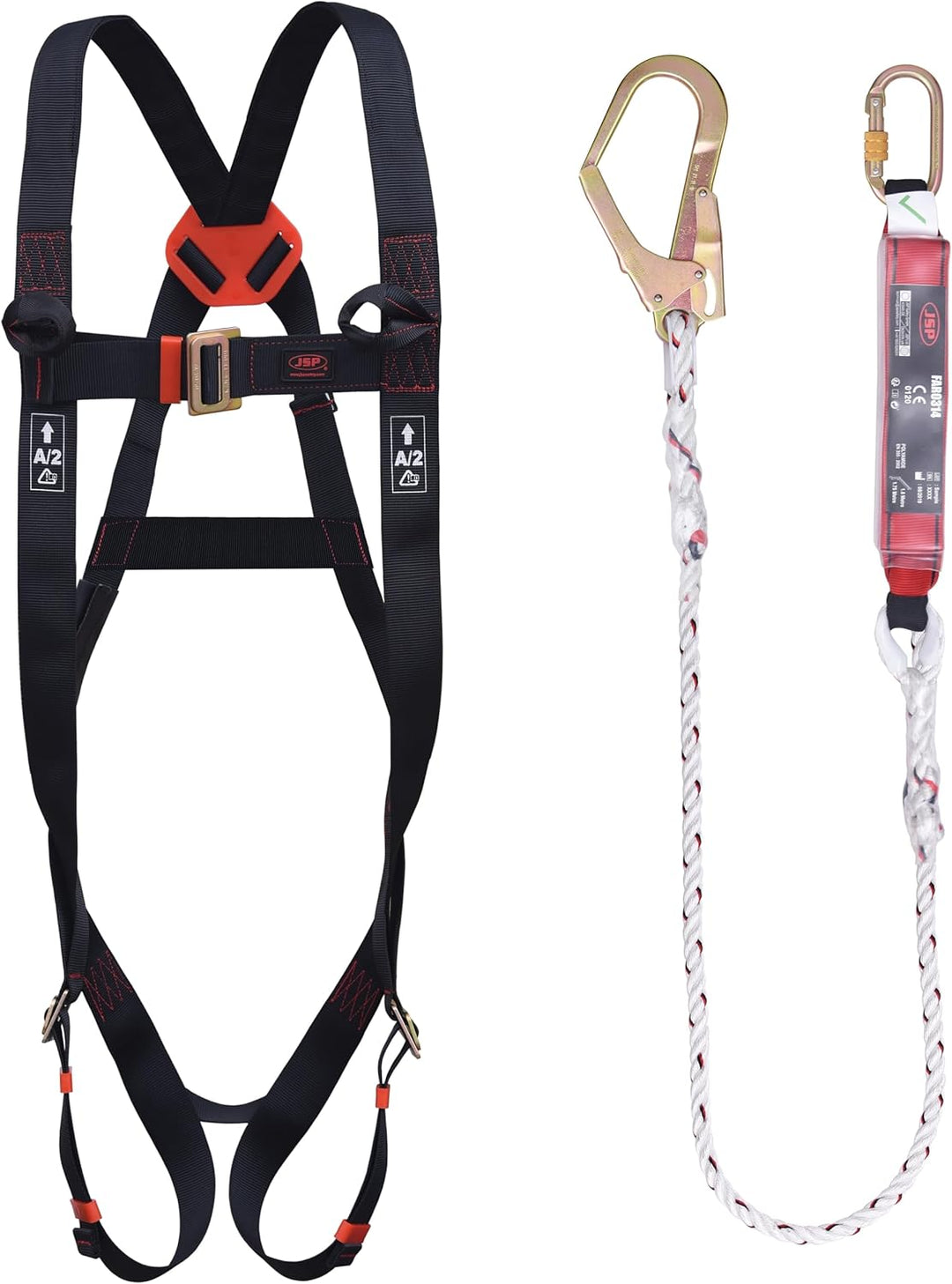 JSP Spartan Einzel- Rückhalte- Set - Falldämpfer (1030083055)