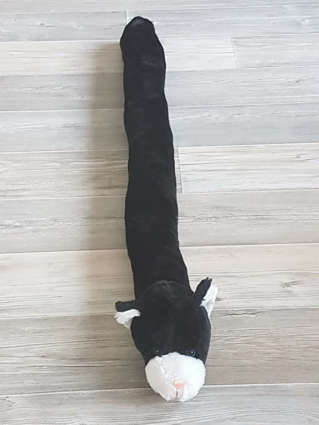 Zugluftstopper Windstopper Türvorleger Zugluft Tiere Plüsch 90cm Energiespar für Tür & Fenster (Katz