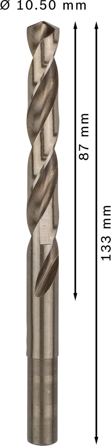 Bosch Professional Metallbohrer HSS-Cobalt (5 Stück, Ø 10,5 mm)