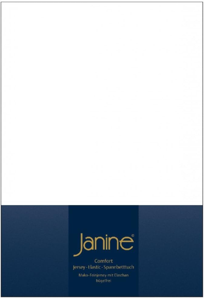 Janine Spannbettlaken Elastic - extra weiches und elastisches Spannbetttuch - für Matratzen 140x200c
