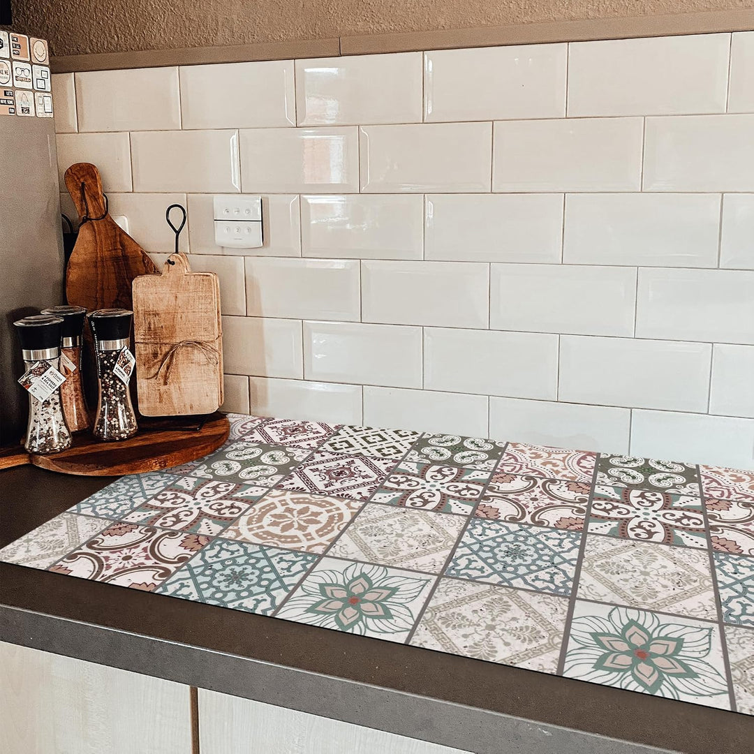 KitchenYeah© Herdabdeckplatte Einteilig Ceranfeld Abdeckplatte für | 91.6x52.7 cm - Induktionsschutz
