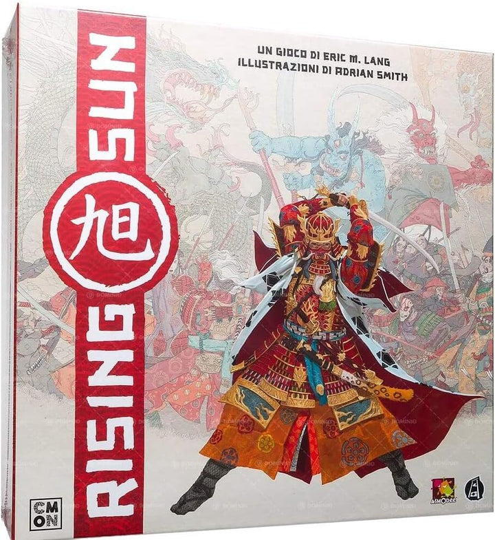 Asmodee: Rising Sun, Brettspiel, 3-5 Spieler, ab 14 Jahren, italienische Ausgabe, Rising Sun