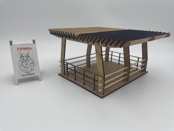 220124 Slotcar Deko Boxengasse Terrasse