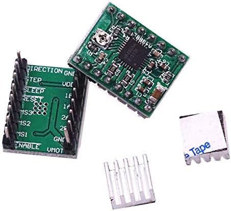 CNC Shield Board + 4 Pieces A4988 (Green Color) Step Driver For 3D Printer