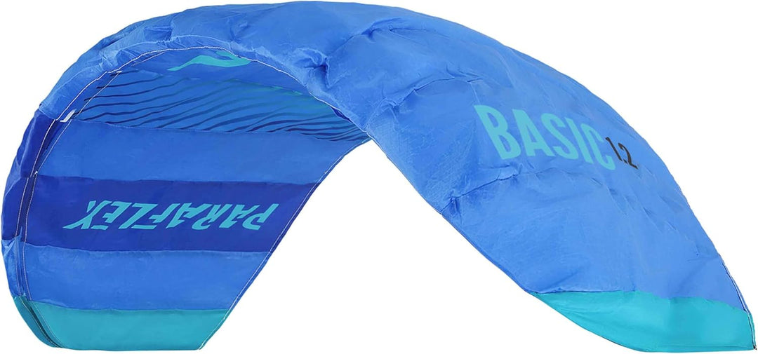 Wolkenstürmer Paraflex Basic Lenkmatte 1.2 (blau-türkis) - Kleiner Kite für Kinder ab 6 Jahre - Lenk