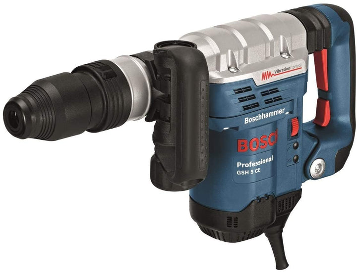 Bosch Professional Schlaghammer GSH 5 (SDS max., Schlagenergie 7,5 J, Leistung 1.100 Watt, inkl. Spi