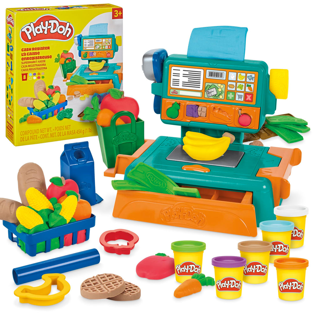 Play-Doh Supermarkt-Kasse, 23 Accessoires, für Kinder zum Kneten &amp; Spielen, ab 3 Jahren Caisse enreg