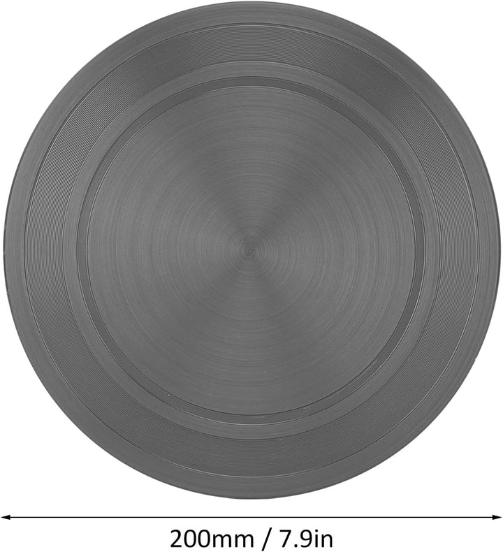 Wärmediffusor für Gasherd, 20 x 0,4cm Aluminiumlegierung Wärmeverteiler Auftauplatte Simmer Ringplat