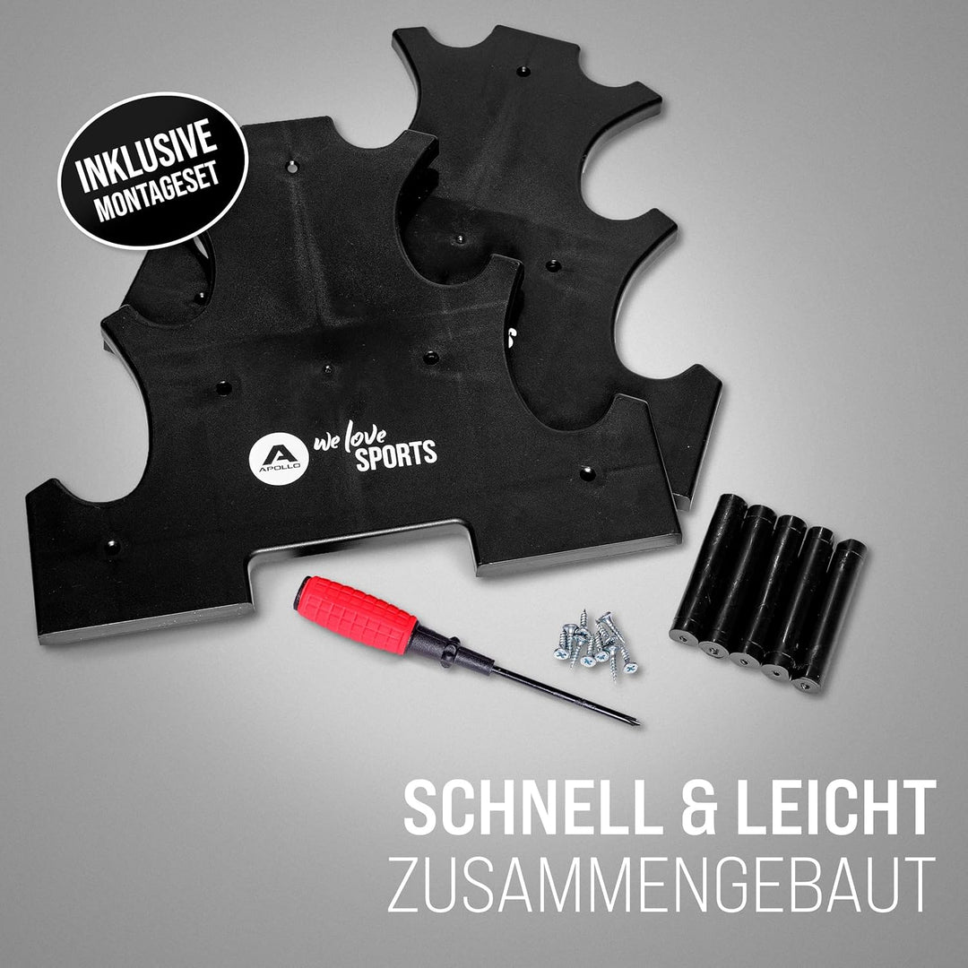 Apollo Hantel Set Kurzhantel | 2 Hanteln | 2er Hantelset | Gewichte für Krafttraining | Kurzhanteln