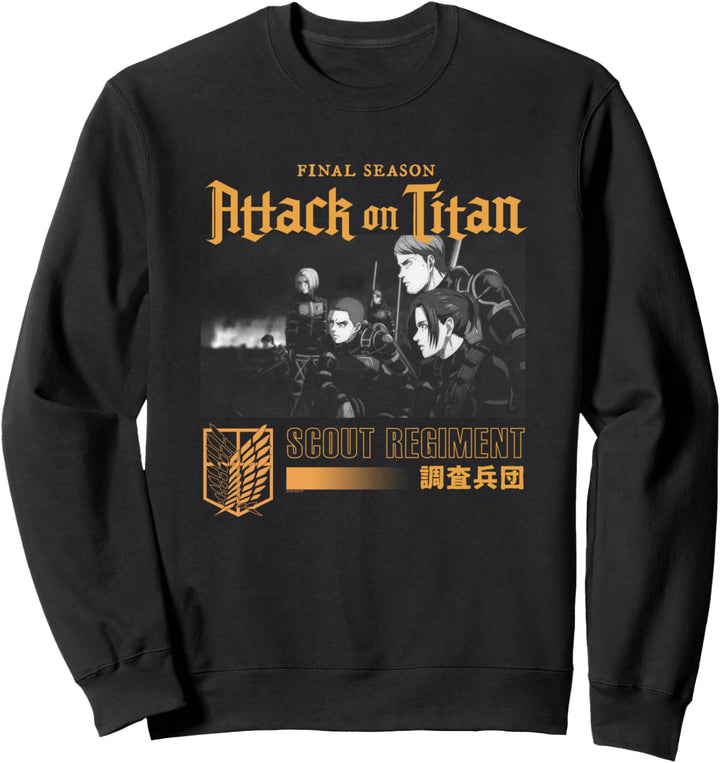 Attack on Titan Season 4 Pfadfinderregiment immer noch Sweatshirt