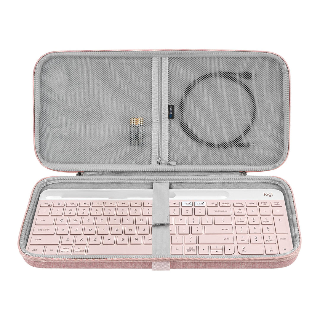 Geekria Hartschalen-Hülle Tastatur Kompatibel mit Logitech K580, K585 Slim Multi-Device, MK470 Slim