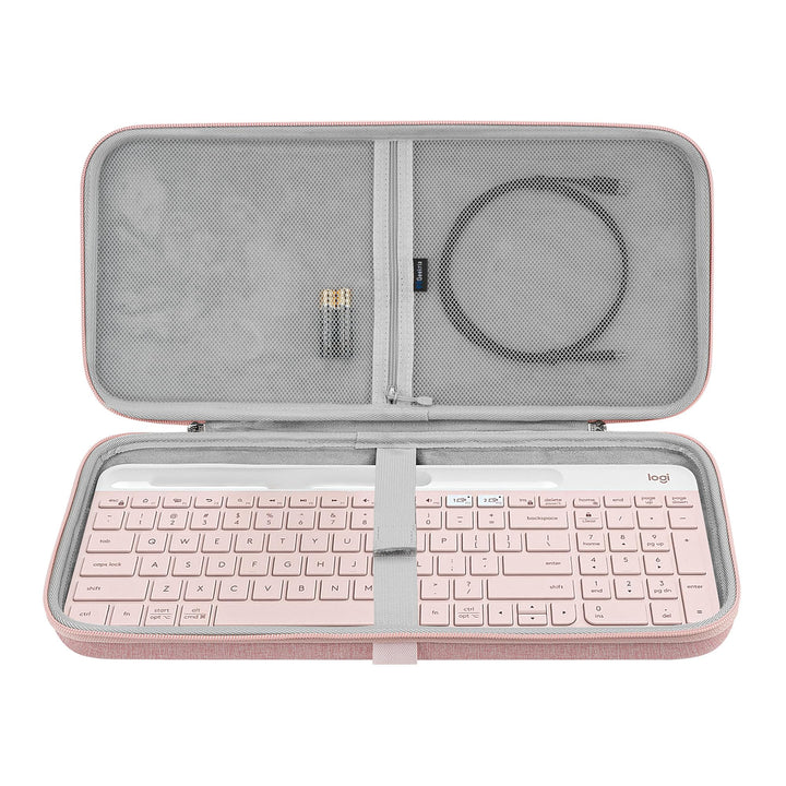 Geekria Hartschalen-Hülle Tastatur Kompatibel mit Logitech K580, K585 Slim Multi-Device, MK470 Slim