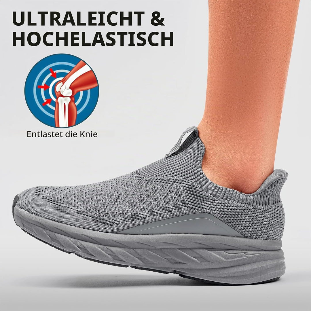Sosenfer Slip On Sneaker Herren Ohne Schnürsenkel Schuhe Sportschuhe Laufschuhe Leichte Atmungsaktiv