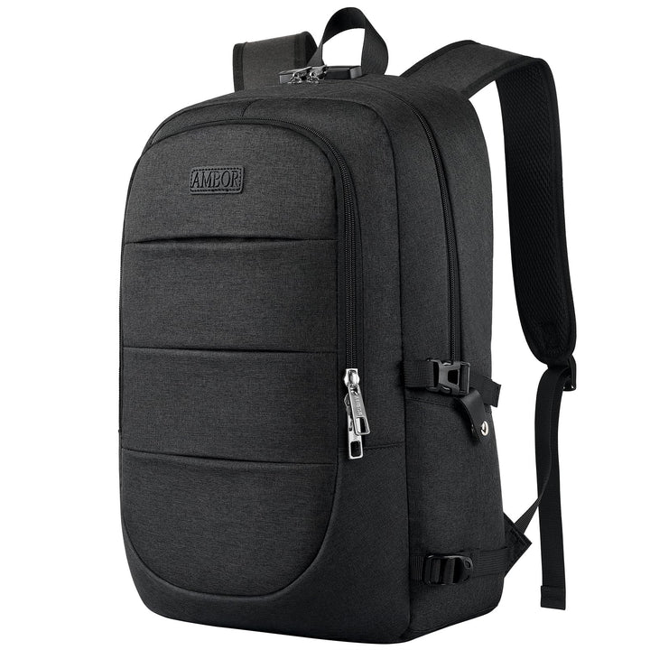 AMBOR Laptop Rucksack Herren mit Passwort Lock Rucksack Damen Anti-Diebstahl Rucksack für 18,4 Zoll