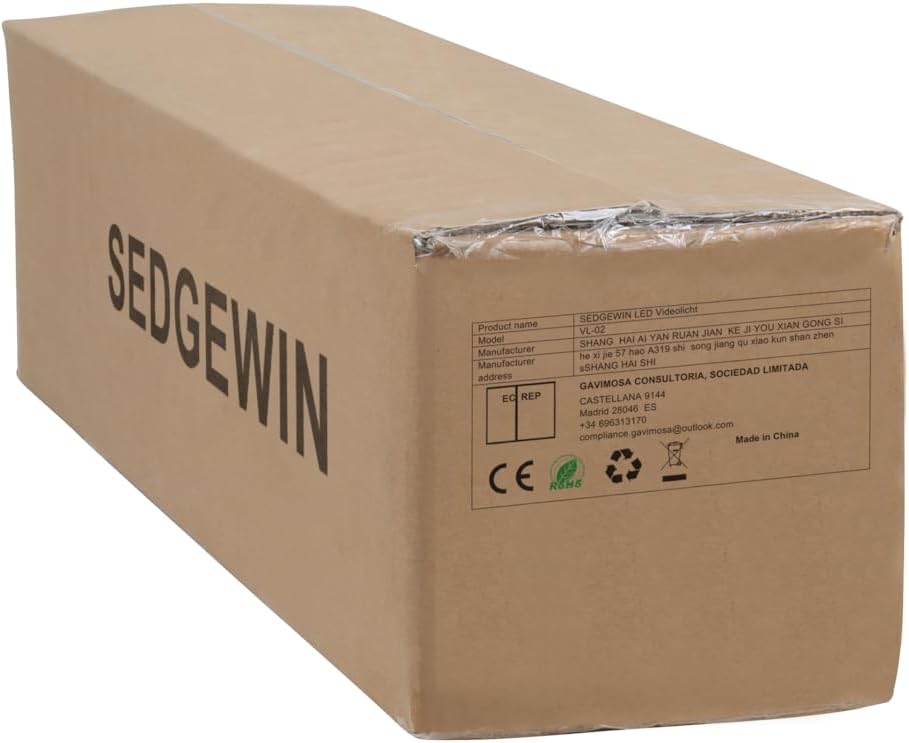 LED Videolicht 35CM, Ringlicht mit Stativ Stufenlose Dimmbare 2700-6500K Digitales Anzeigefeld Handy