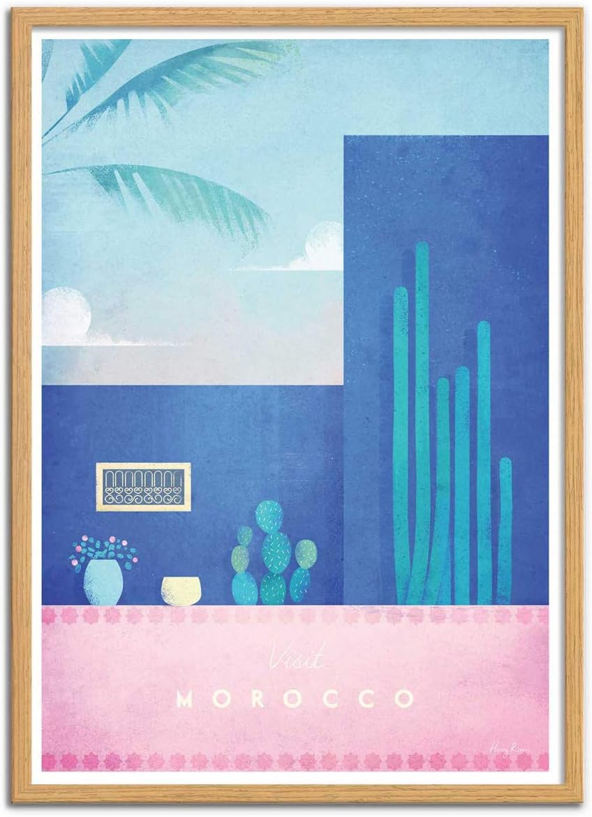 Wall Editions Art-Poster - Visit Morocco - Henry Rivers