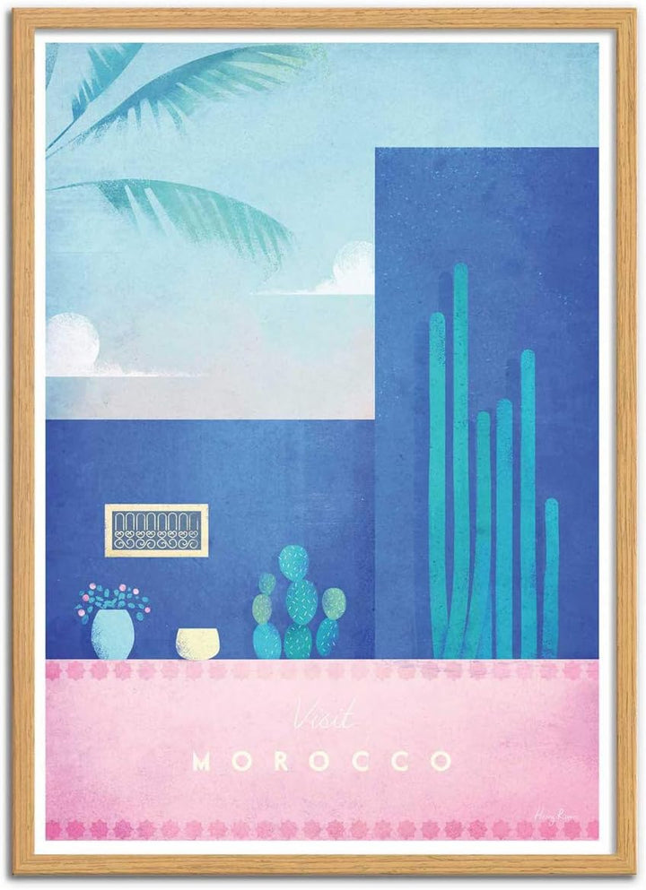 Wall Editions Art-Poster - Visit Morocco - Henry Rivers