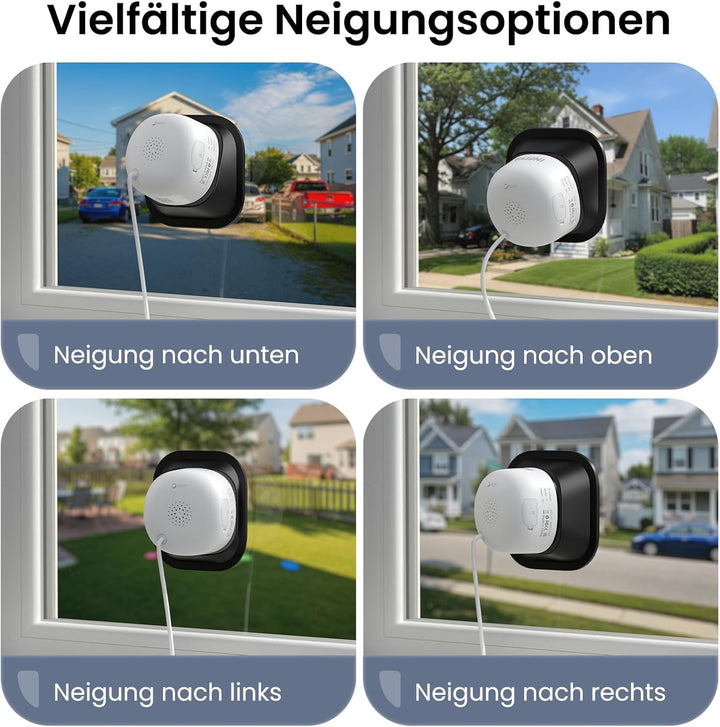 INFIYA Fensterkamera Innen, 2,4&5GHz WiFi Überwachungskamera Innen/Aussen, WLAN Window Camera Indoor