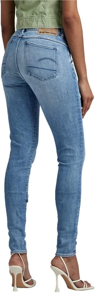 G-STAR RAW Damen Lhana Skinny Wmn Jeans 24W / 28L Blau (Sun Faded Niagara D19079-c051-d898), 24W / 2