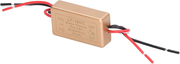 plplaaoo LED-Blitz-Stroboskop-Controller, ABS-Auto-Blinkmodul, Hochleistungs-Mini-Kompaktdesign für